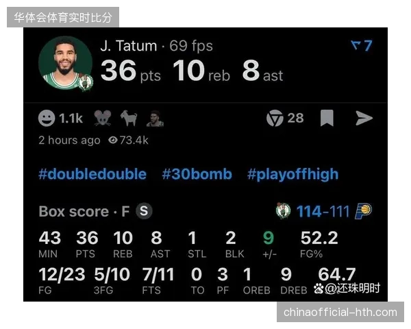 塔图姆季后赛篮板数据创生涯新高，但凯尔特人锋线群未能在关键系列赛转化为胜利